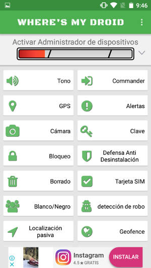 historial de ubicaciones where is my droid